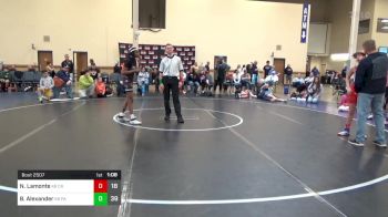 100 lbs Rr Rnd 1 - Nico Lamonte, CRWC K-8 vs Bradley Alexander, Partner Trained K-8