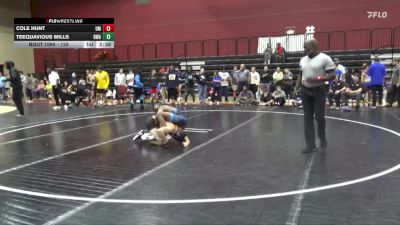 125 lbs Champ. Round 2 - Cole Hunt, Montevallo vs Teequavious Mills, Roundtree Wrestling Academy