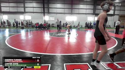 132 lbs Cons. Round 2 - Carter Davis, Kellam Mat Rats Wrestling Club vs Andrew Turner, Guerrilla Wrestling (GWA)