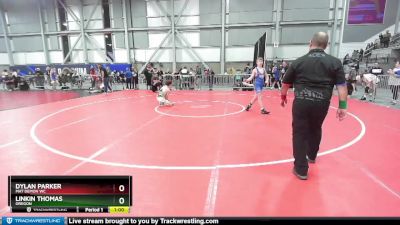 132 lbs Semifinal - Dylan Parker, Mat Demon WC vs Linkin Thomas, Oregon