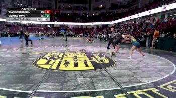 135 lbs Cons. Round 2 - Ashlee Yung, Vallivue vs Mareli Carbajal, Meridian