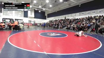 157 lbs Quarterfinal - Ryan Collins, Sultana vs Anthony Peraza, Warren