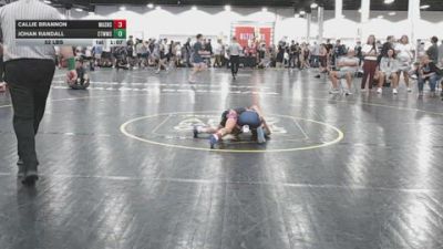 52 lbs Rr Rnd 1 - Callie Brannon, Mat Assassins Black - BK8E vs Johan Randall, CTWHALE - BK8E