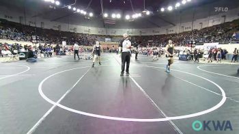 140 lbs Semifinal - Anthony Adame, Sallisaw Takedown Club vs Logan Floyd, Vinita Kids Wrestling