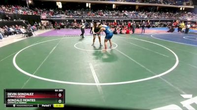 6A 285 lbs Cons. Round 1 - Devin Gonzalez, Schertz Clemens vs Gonzalo Montes, Lewisville Hebron