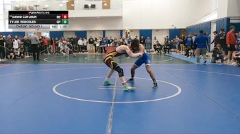 120 lbs Champ. Round 1 - Tyler Verceles, Loyola Blakefield vs David Cotleur, Brecksville