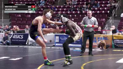 133 lbs Quarterfinal - Brayden Sigle, Downingtown West vs Wilmont Kai, Whitehall