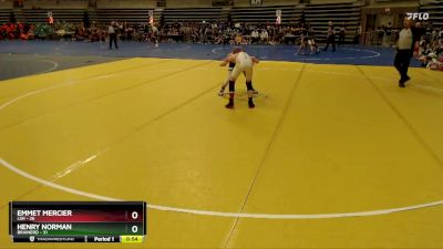 102 lbs Semis & 1st Wrestleback (8 Team) - Emmet Mercier, LSH vs Henry Norman, Brainerd