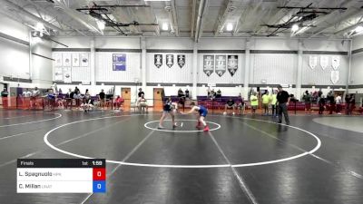 87 lbs Final - Leonardo Spagnuolo, Hanover Park vs Chase Millan, Unattached, NJ