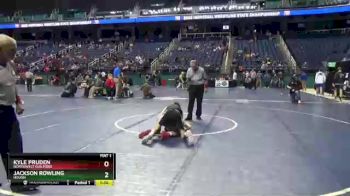 4 lbs Champ. Round 1 - Jackson Rowling, Hough vs Kyle Pruden, Northwest Guilford