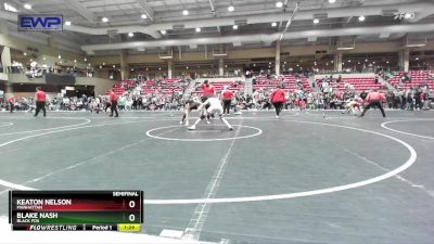 115 lbs Semifinal - Blake Nash, Black Fox vs Keaton Nelson, Manhattan