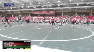 90 lbs Semifinal - Graham Schmidt, Brawlers vs Axton Breon, Phillipsburg