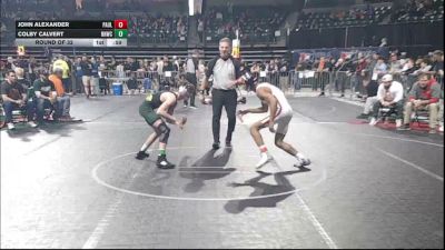 120 lbs Round Of 32 - John Alexander, Paulsboro vs Colby Calvert, Nhwc