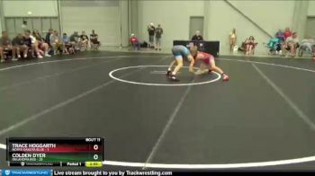 120 lbs Quarters & 1st Wb (16 Team) - Trace Hoggarth, North Dakota Blue vs Colden Dyer, Oklahoma Red