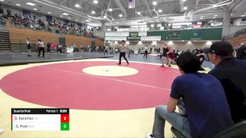 195 lbs Quarterfinal - Conrad Post, San Marcos (San Marcos) vs Daniel Sanchez, Hillcrest