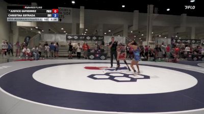 Cons. Semis - Justice Gutierrez, Pomona Wrestling Club Colorado vs Christina Estrada, Dethrone Wrestling Club