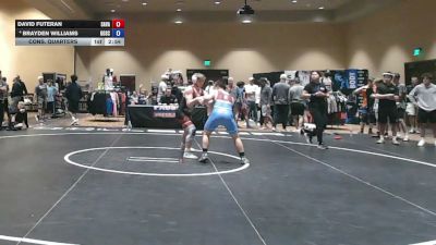 150 lbs Cons. Quarters - David Futeran, Savage vs Brayden Williams, Gold Schoop