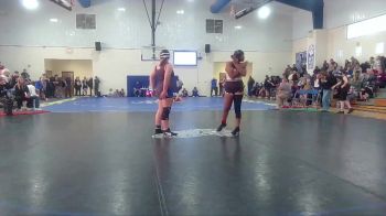 Girls 235 lbs Cons. Semi - Jamya Magee, Mendenhall HS vs Mia Nichols, Ocean Springs Women