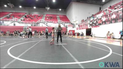 52 lbs Consi Of 4 - Liliana Clitso, Darko Valley Wolf Pack vs Maverick Meadows, Tuttle Wrestling Club