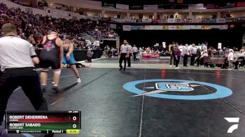 5A 285 lbs 5th Place Match - Robert Sabado, Cleveland vs Robert Deherrera, Sandia