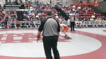 144 lbs Semifinal - Jonathan Graham, Lakeway Christian Academy vs George Emendorfer, Baylor School