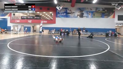 75 lbs Mason Weight, Oregon vs Mason Simons, Virginia