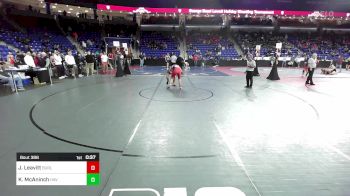 190 lbs Round Of 64 - Josh Leavitt, Burlington vs Kevin McAninch, Haverhill