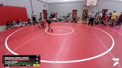 105 lbs Round 2 (6 Team) - Abraham Campa-Cortez, Panhandle Regional Training Center vs Tyler Chrisp, Kansas Silver