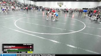 190 lbs Cons. Round 2 - Zach Bartels, Oshkosh West vs Luigi D`Agostaro, Fremd