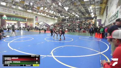 113 Boys Cons. Round 5 - Gabriel Vargas, Ramona vs Kaden Arram, Mt Carmel