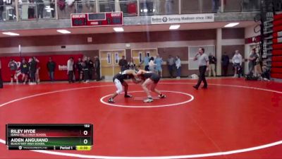 152 lbs Cons. Round 1 - Riley Hyde, Idaho Falls High School vs Aiden Anguiano, Blackfoot High School