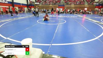 126 lbs Quarterfinal - Skylar Cantrell, Cleveland Public Schools vs Dylan Leclair, Tulsa Union