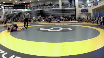 144 lbs Quarterfinal - Max Beck, St. John Jesuit vs Nathan Craig, Fremont Ross