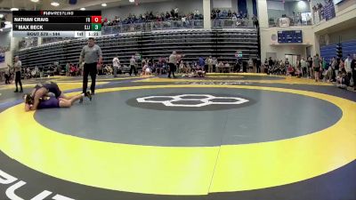 144 lbs Quarterfinal - Max Beck, St. John Jesuit vs Nathan Craig, Fremont Ross