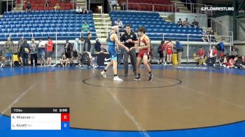 113 lbs Rnd Of 64 - Kolton Misener, Kansas vs Landon Kivett, Missouri