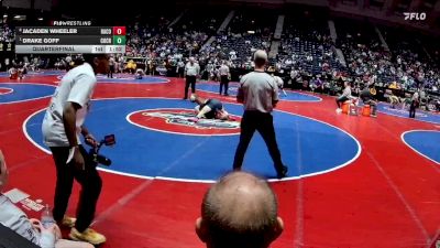 2A-126 lbs Quarterfinal - Drake Goff, Coahulla Creek vs Jacaden Wheeler, Hart County