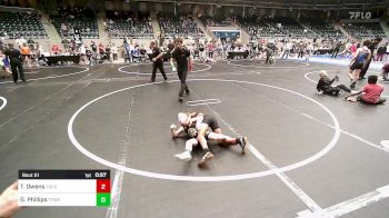 70 lbs Consolation - Terrynn Owens, Tulsa North Mabee Stampede vs Grayson Phillips, Team Tulsa Wrestling Club