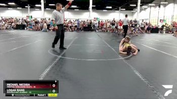 68 lbs Round 2 (8 Team) - Michael Nicosia, Prestige Worldwide Boats vs Logan Rang, Mayfield Mat Academy