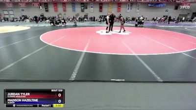 207 lbs Cons. Round 2 - Madison Hazeltine, Albion vs Jurdan Tyler, Illinois Wesleyan