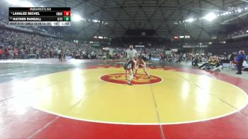 Girls 1B/2B/1A 120 Champ. Round 2 - Lahalee Michel, Omak (Girls) vs Hayden Randall, Stevenson (Girls)