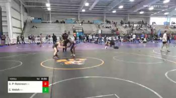 120 lbs Consolation - DelShaun Peace-Robinson, SC vs Colt Welsh, WY