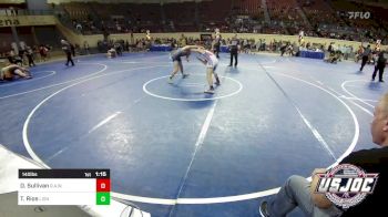 140 lbs Semifinal - Daxton Sullivan, R.A.W. vs Trae Rios, Lions Wrestling Academy