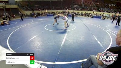 140 lbs Semifinal - Daxton Sullivan, R.A.W. vs Trae Rios, Lions Wrestling Academy