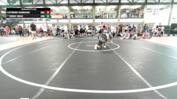 204-228 lbs Cons. Round 2 - Terry Mick, Carterville vs Caybren Hubbard, PSF Wrestling Academy