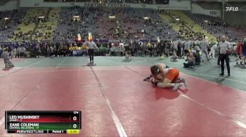 174 lbs Round 1 (16 Team) - Leo Mushinsky, UMary vs Zane Coleman, Central Oklahoma