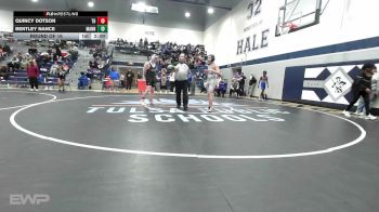 165 lbs Round Of 16 - Quincy Dotson, Tulsa Hale vs Bentley Nance, Mannford High
