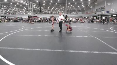 78 lbs Round 1 - Parker Hoover, BC Lady Predators vs Lucy Williard, Wrecking Crew Dream Crushers