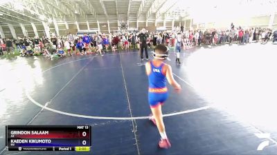 84 lbs Quarterfinal - Grindon Salaam, AZ vs Kaeden Kikumoto, NV