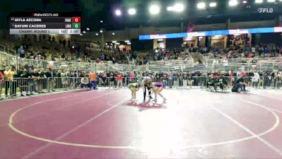 100 lbs Champ. Round 1 - Sayuri Caceres, Lincoln vs Jayla Azcona, Bartow Senior