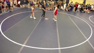 120 lbs Cons. Round 2 - Regan Johnson, Wrestling Brotherhood vs Carson Olson, GunSmoke Wrestling Club
